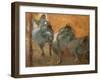 Home dancers (detail). Around 1900-1905. Oil on canvas.-Edgar Degas-Framed Giclee Print