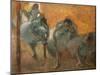 Home dancers (detail). Around 1900-1905. Oil on canvas.-Edgar Degas-Mounted Giclee Print