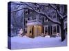 Home Decorated For Christmas, Reading, Massachusetts, USA-Lisa S. Engelbrecht-Stretched Canvas