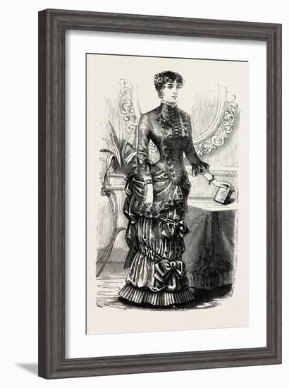 Home Dinner Toilette, Fashion, 1882-null-Framed Giclee Print