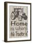 Home & Farm II-Alonzo Saunders-Framed Art Print