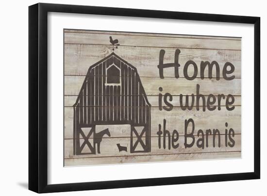 Home & Farm III-Alonzo Saunders-Framed Art Print