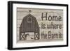 Home & Farm III-Alonzo Saunders-Framed Premium Giclee Print