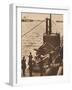 'Home Fleet Visit' - King Edward boards submarine Narwhal, 1936 (1937)-Unknown-Framed Photographic Print