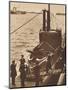 'Home Fleet Visit' - King Edward boards submarine Narwhal, 1936 (1937)-Unknown-Mounted Photographic Print