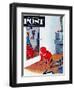 "Home Football" Saturday Evening Post Cover, November 17, 1951-George Hughes-Framed Giclee Print