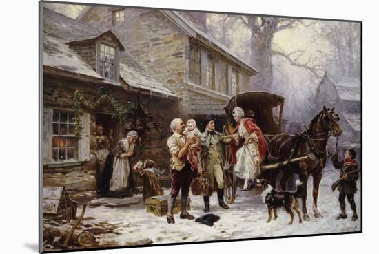 Home for Christmas, 1784-Jean Louis Gerome Ferris-Mounted Giclee Print