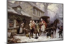 Home for Christmas, 1784-Jean Louis Gerome Ferris-Mounted Giclee Print