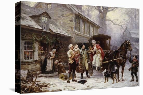 Home for Christmas, 1784-Jean Louis Gerome Ferris-Stretched Canvas