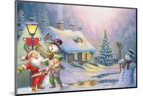 Home for Christmas-null-Mounted Art Print