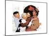 Home for Christmas-Norman Rockwell-Mounted Giclee Print