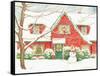 Home for Christmas-Gwendolyn Babbitt-Framed Stretched Canvas