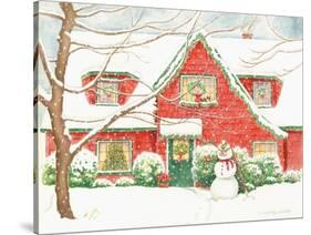 Home for Christmas-Gwendolyn Babbitt-Stretched Canvas