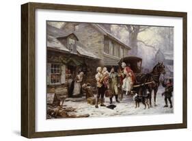 Home for Christmas-Jean Léon Gérôme Ferris-Framed Giclee Print