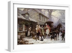 Home for Christmas-Jean Léon Gérôme Ferris-Framed Giclee Print