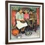 "Home for Thanksgiving", November 24,1945-Norman Rockwell-Framed Giclee Print