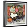 "Home for Thanksgiving", November 24,1945-Norman Rockwell-Framed Giclee Print