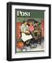 "Home for Thanksgiving" Saturday Evening Post Cover, November 24,1945-Norman Rockwell-Framed Giclee Print