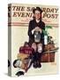 "Home from Camp" Saturday Evening Post Cover, August 24,1940-Norman Rockwell-Stretched Canvas