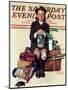 "Home from Camp" Saturday Evening Post Cover, August 24,1940-Norman Rockwell-Mounted Giclee Print