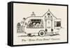 Home from Home Caravan-William Heath Robinson-Framed Stretched Canvas