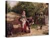 Home from Market-Edgar Bundy-Stretched Canvas