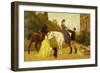 Home from Riding-Otto Bache-Framed Giclee Print