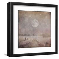 Home From Sledding-Dawne Polis-Framed Art Print