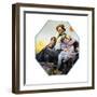 Home from the County Fair (or Father and Children in Carriage)-Norman Rockwell-Framed Giclee Print