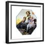 Home from the County Fair (or Father and Children in Carriage)-Norman Rockwell-Framed Giclee Print