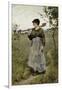 Home from the Fields-Charles Sprague Pearce-Framed Giclee Print