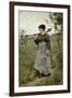Home from the Fields-Charles Sprague Pearce-Framed Premium Giclee Print