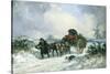 Home from the Market with the Christmas Holly-Thomas Smythe-Stretched Canvas