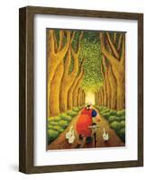 Home from the Market-Lowell Herrero-Framed Art Print