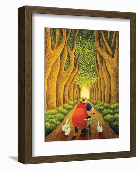 Home from the Market-Lowell Herrero-Framed Art Print