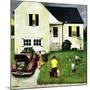 "Home from Vacation", August 23, 1952-John Falter-Mounted Giclee Print