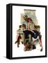 "Home from Vacation", September 13,1930-Norman Rockwell-Framed Stretched Canvas