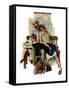 "Home from Vacation", September 13,1930-Norman Rockwell-Framed Stretched Canvas