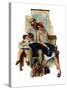 "Home from Vacation", September 13,1930-Norman Rockwell-Stretched Canvas