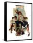 "Home from Vacation", September 13,1930-Norman Rockwell-Framed Stretched Canvas