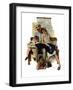 "Home from Vacation", September 13,1930-Norman Rockwell-Framed Giclee Print