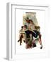 "Home from Vacation", September 13,1930-Norman Rockwell-Framed Giclee Print