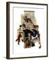 "Home from Vacation", September 13,1930-Norman Rockwell-Framed Giclee Print