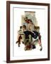 "Home from Vacation", September 13,1930-Norman Rockwell-Framed Giclee Print