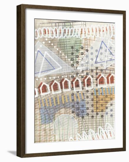 Home Grid II-Nikki Galapon-Framed Art Print