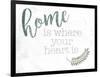 Home Heart-Milli Villa-Framed Art Print