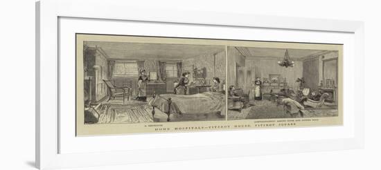 Home Hospitals, Fitzroy House, Fitzroy Square-null-Framed Giclee Print