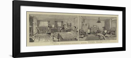 Home Hospitals, Fitzroy House, Fitzroy Square-null-Framed Giclee Print