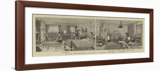 Home Hospitals, Fitzroy House, Fitzroy Square-null-Framed Giclee Print