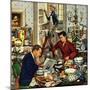 "Home Improvement", December 5, 1953-Stevan Dohanos-Mounted Giclee Print